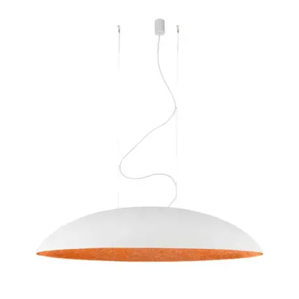 Modern White Gold Pendant Light