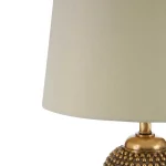 Orb Base Textured Bronze Table Lamp