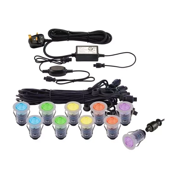 Smart Multicolour Decking Lights Pack of 10