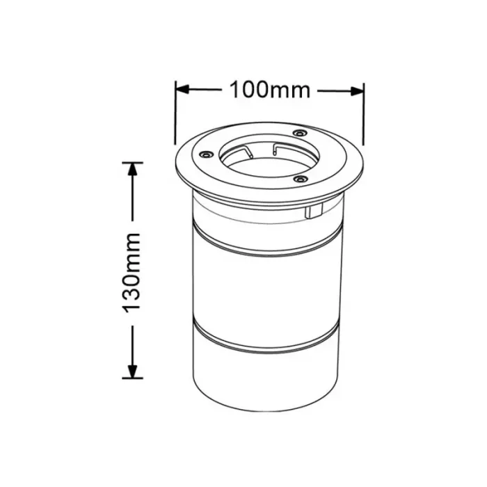 Stainless Steel Round LED Decking Light