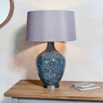 Grey Speckled Details Table Lamp