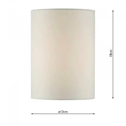 Ivory Cotton Cylinder Lamp Shade