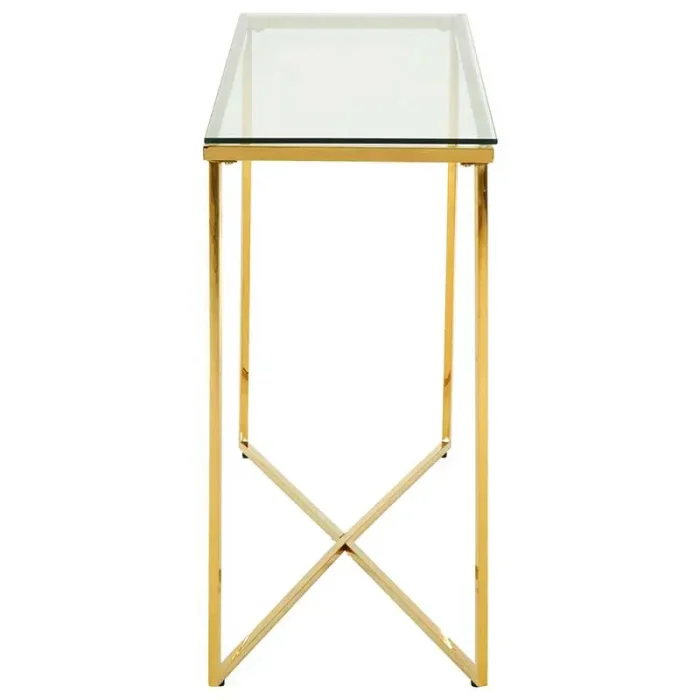 Cross Base Console Table