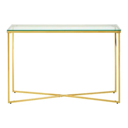 Cross Base Console Table