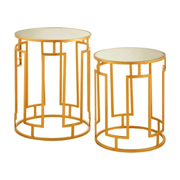 Set of 2 Rectangular Nesting Side Tables