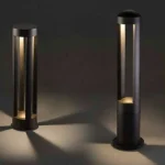 Black LED Bollard Light