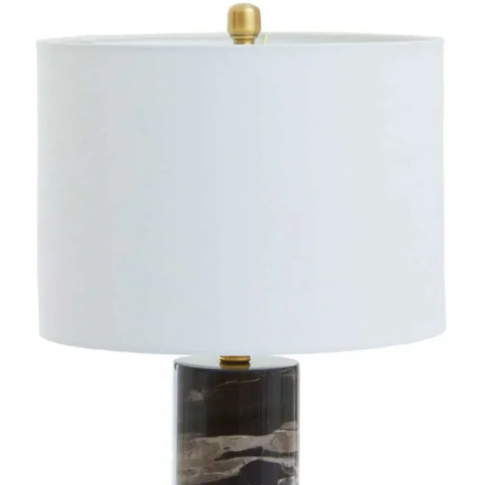 Black Marble Table Lamp