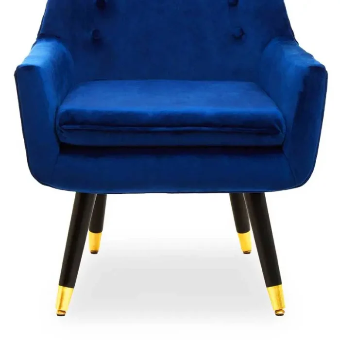 Blue Midnight Velvet Armchair