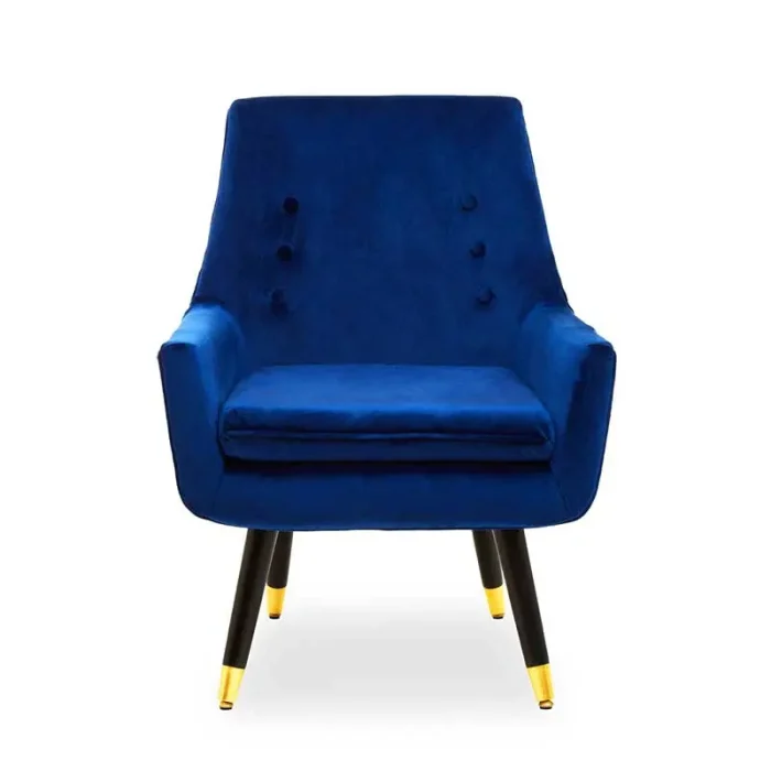 Blue Midnight Velvet Armchair