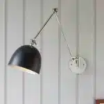 Polished Nickel Swing Arm Wall Light