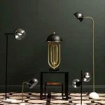 Table Lamp With Black Shade