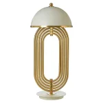 Table Lamp With White Shade