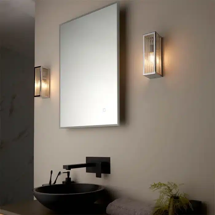 Chrome Plated Finish Bathroom Wall Light