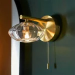 Modern Brushed Gold Bathroom Wall Light