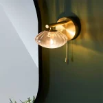 Modern Brushed Gold Bathroom Wall Light