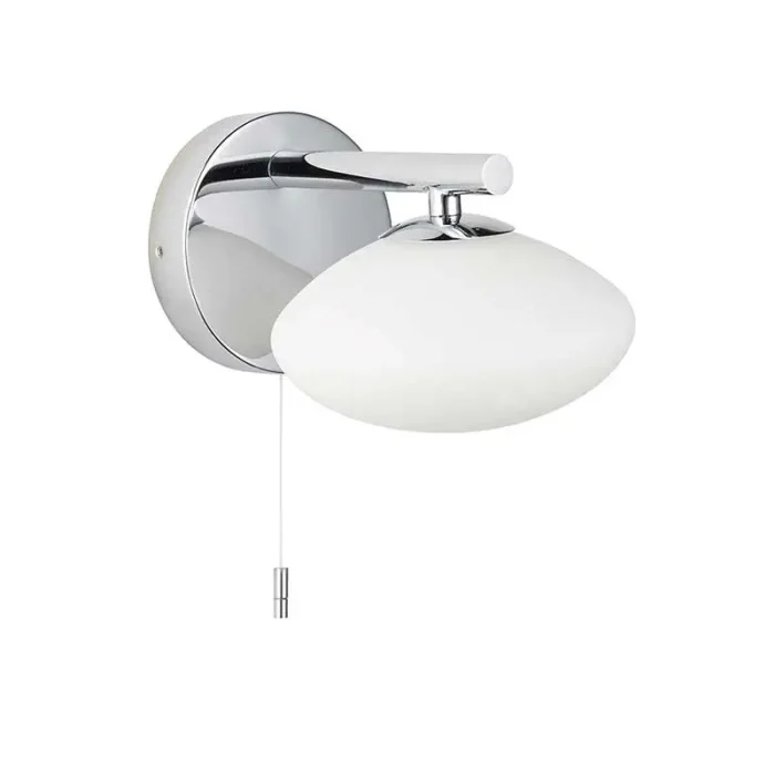 Modern Chrome Bathroom Wall Light