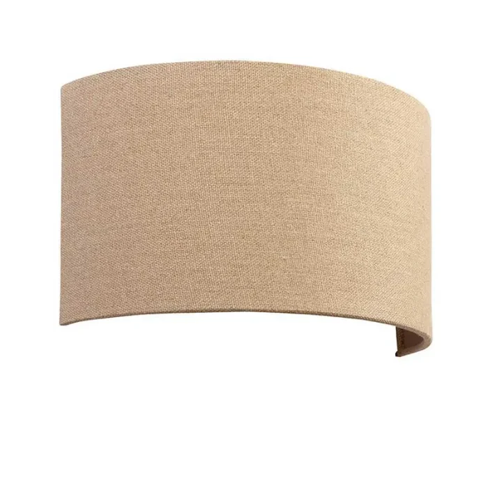 Natural Linen Fabric Wall Light