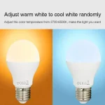 6W E27 RGB+CCT LED Light Bulb