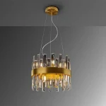 Gold Brushed Metal Pendant Light