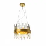 Gold Brushed Metal Pendant Light