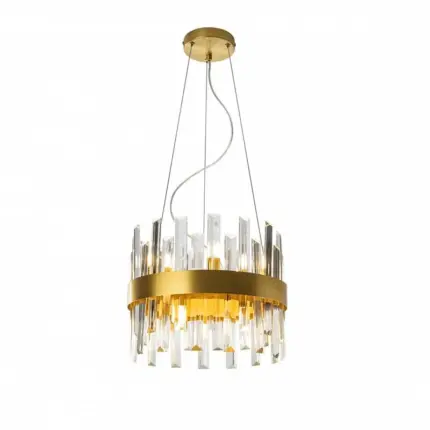 Gold Brushed Metal Pendant Light