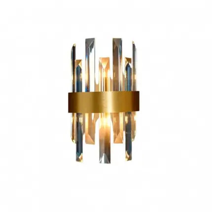 Gold Brushed Metal Wall Light