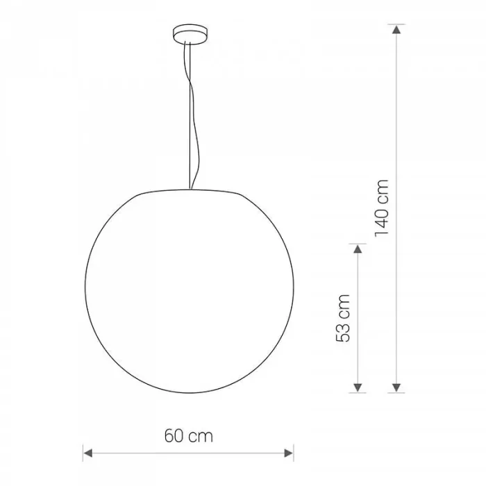 Hanging Garden Ball Light 60CM