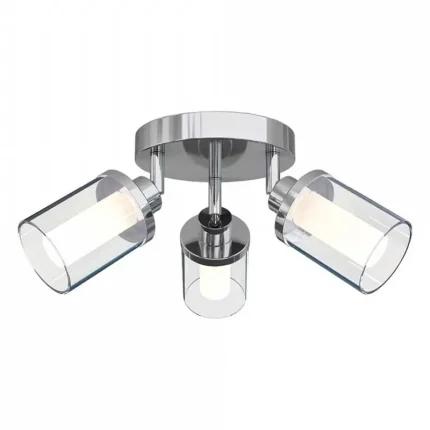 Modern Chrome Bathroom Ceiling Light