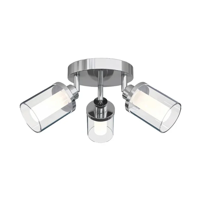 Modern Chrome Bathroom Ceiling Light