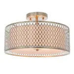 Endon 81966 Cordero 3lt Flush Ceiling Light