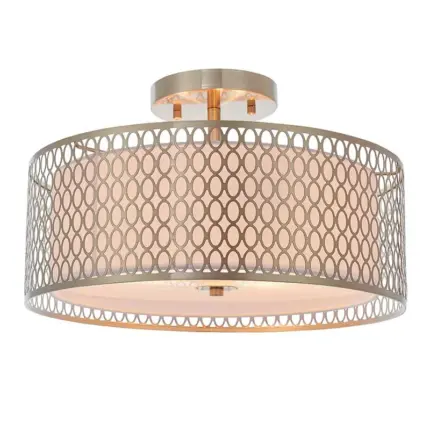 Endon 81966 Cordero 3lt Flush Ceiling Light