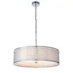 Endon 81969 Cordero 3lt pendant light in satin nickel finish