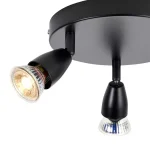 Matt Black Adjustable Ceiling Spotlight