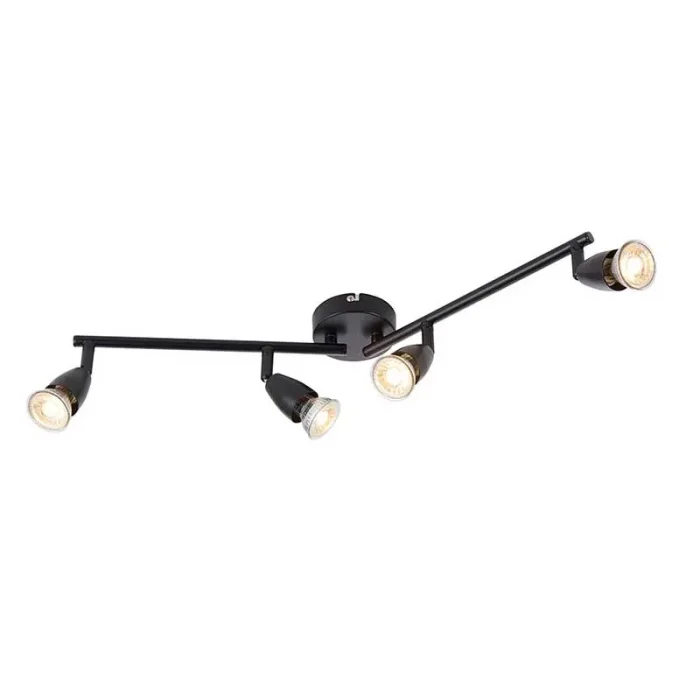 Matt Black Bar Ceiling Spotlight