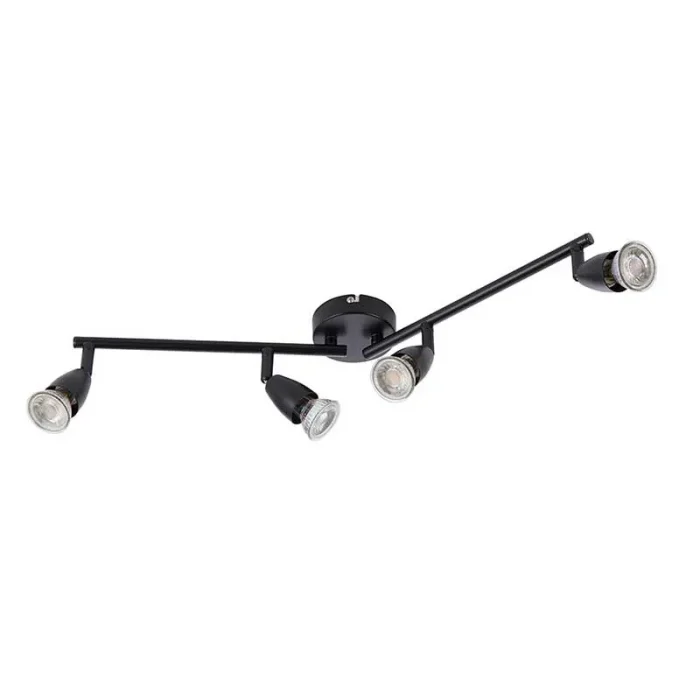 Matt Black Bar Ceiling Spotlight