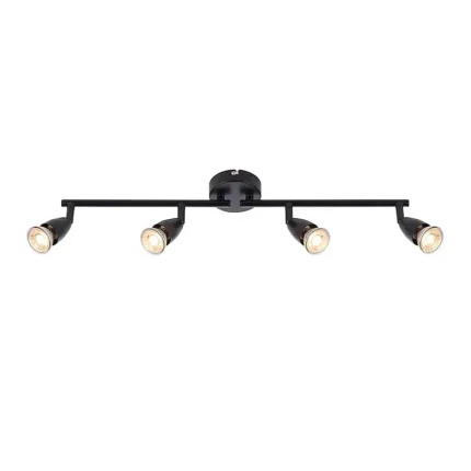 Matt Black Bar Ceiling Spotlight