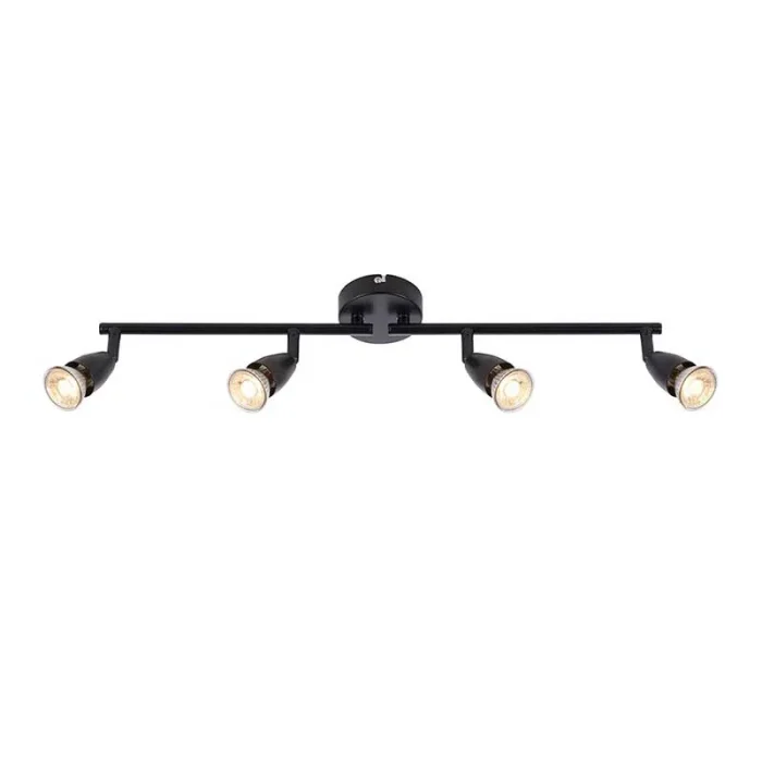 Matt Black Bar Ceiling Spotlight