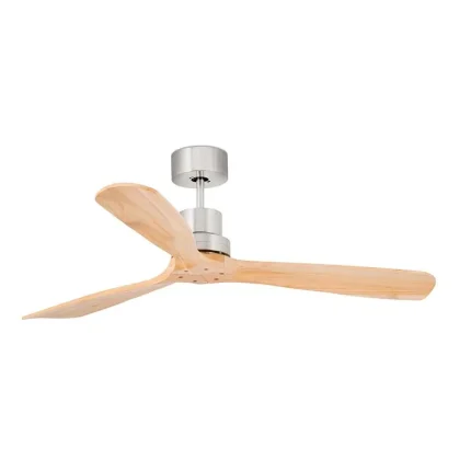 Pine Matt Nickel Large Ceiling Fan