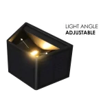 Solar Powered Adjustable Outdoor Wall Light