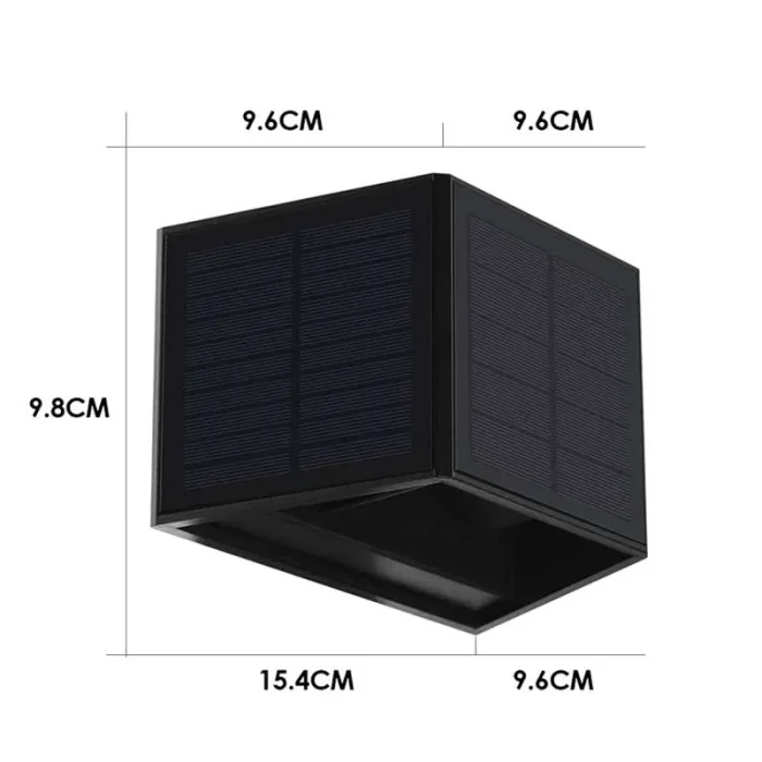 Solar Powered Adjustable Outdoor Wall Light