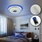 White Ceiling Light With Speaker