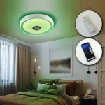 White Ceiling Light With Speaker