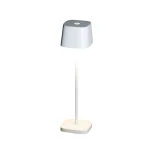 White Square LED Table Lamp