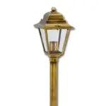 Antique-Brass-Lantern-Bollard-Light