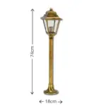 Antique-Brass-Lantern-Bollard-Light