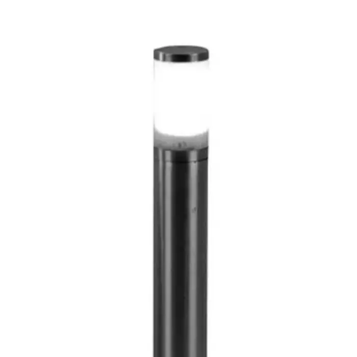 Black Outdoor Bollard Light 45CM