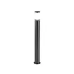 Black Outdoor Bollard Light 45CM