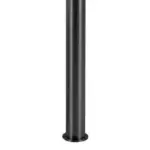 Black Outdoor Bollard Light 45CM