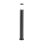 Black Outdoor Bollard Light 65CM