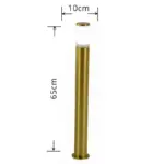 Brass Outdoor Bollard Light 65CM